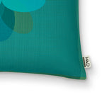 Flower Pop No.1 : Green floral cushion