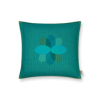 Flower Pop No.1 : Green floral cushion