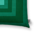 Square No.1 Square Green Print Cushion