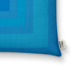 Square No.2 : Square Blue print cushion