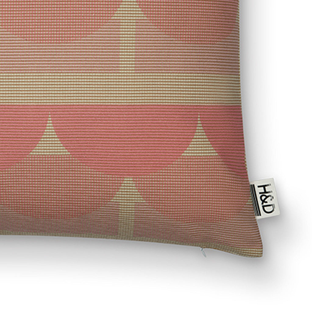 Sussex Tiles No.2 : Tiled Pink Cushion