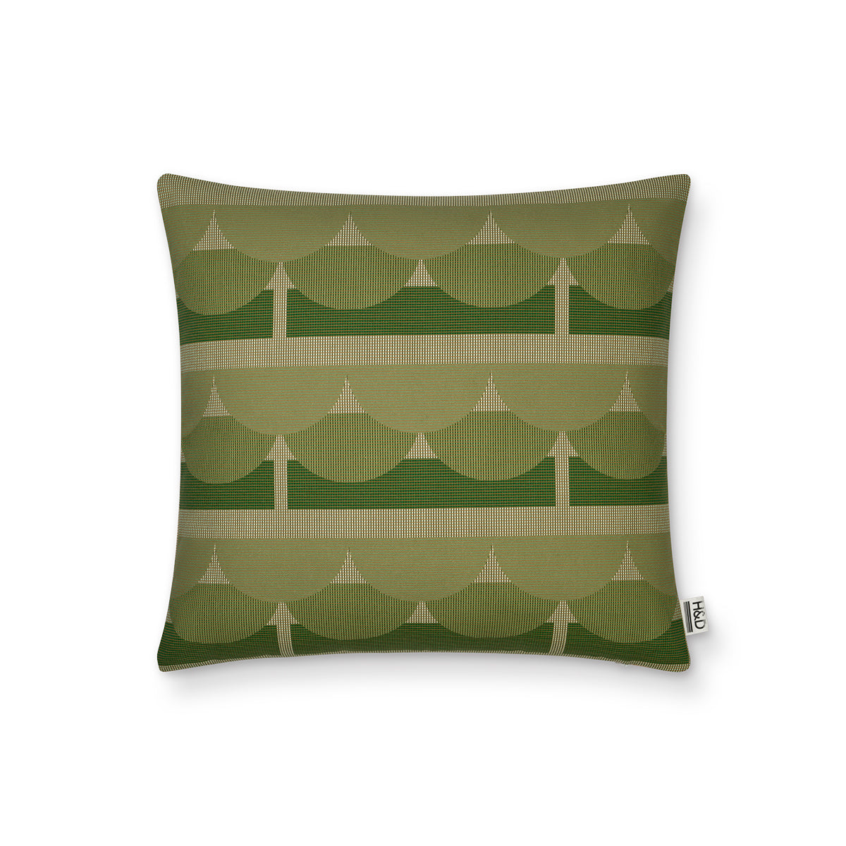 Sussex Tiles No.1 : Green Print Cushion