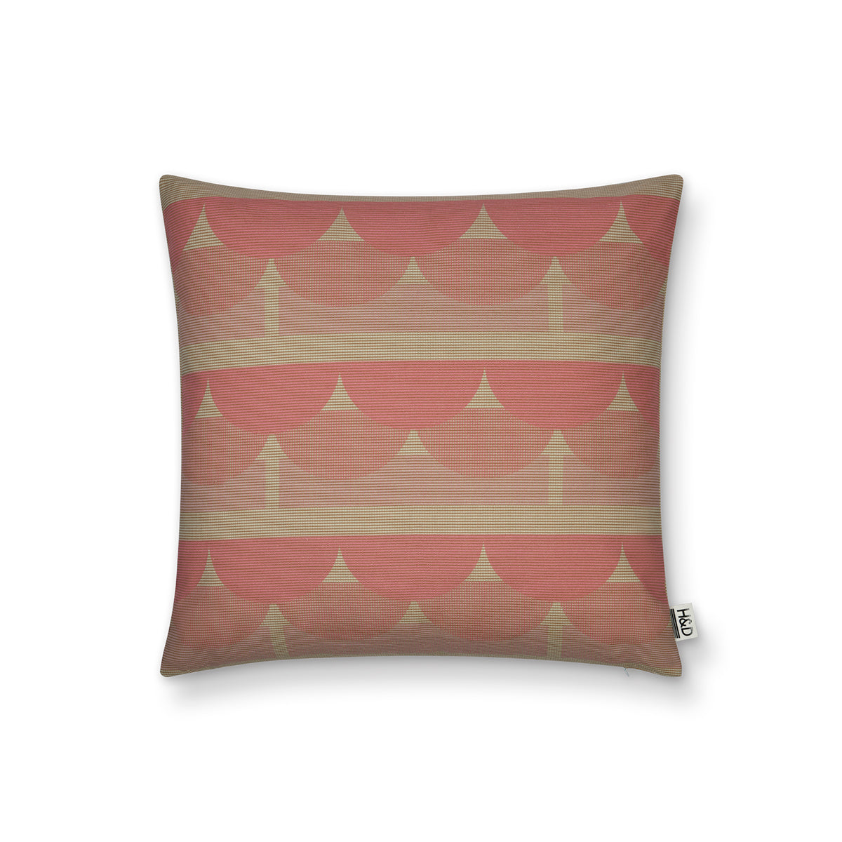 Sussex Tiles No.2 : Tiled Pink Cushion