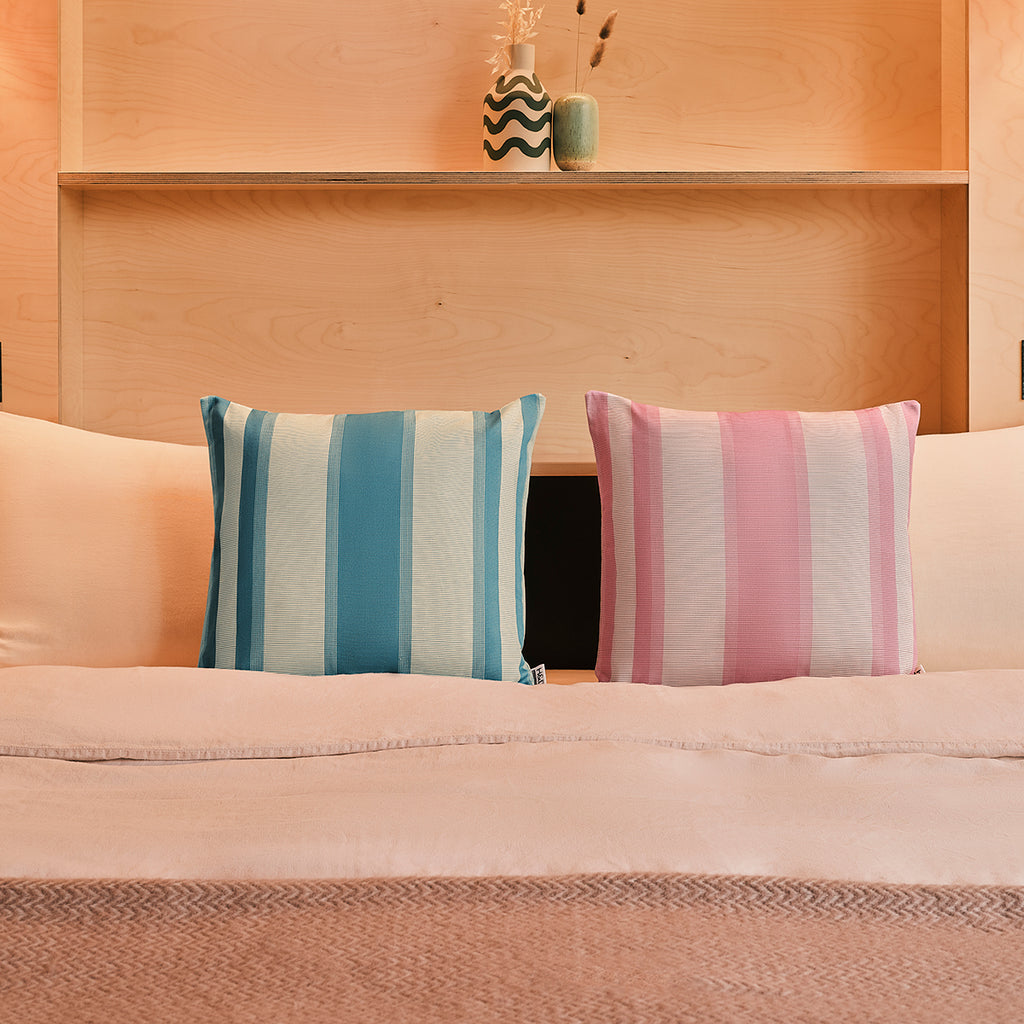 Stripes No.1 : Blue Stipe Cushion